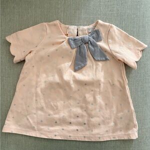 Catherine Malandrino Mini Dress with Gray Bow | 18M